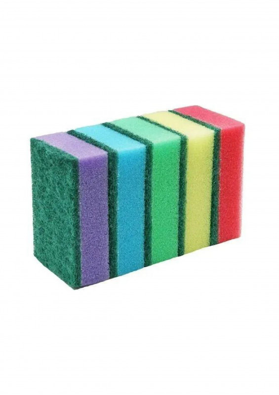 Губки для посуды 5шт JUMBO