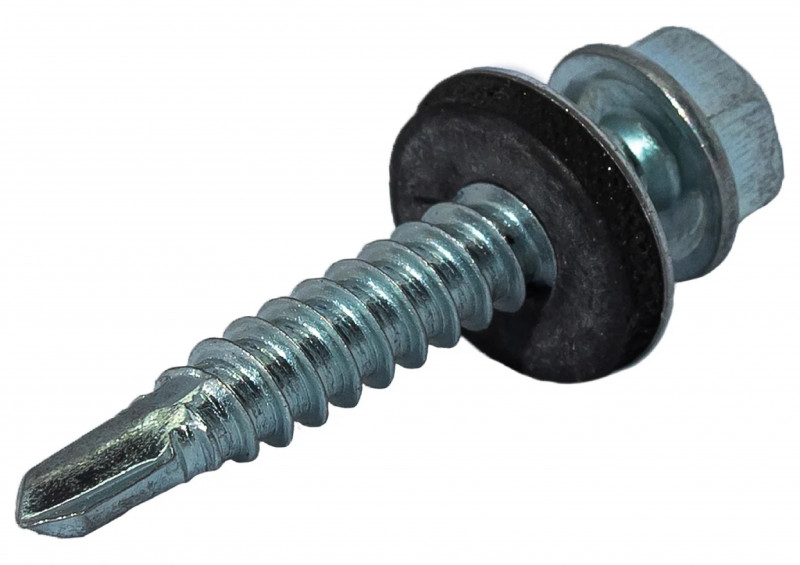 Саморез кровельный HWX7-W-P9 уп/50шт 5,5х25мм ТМ HARDWEX