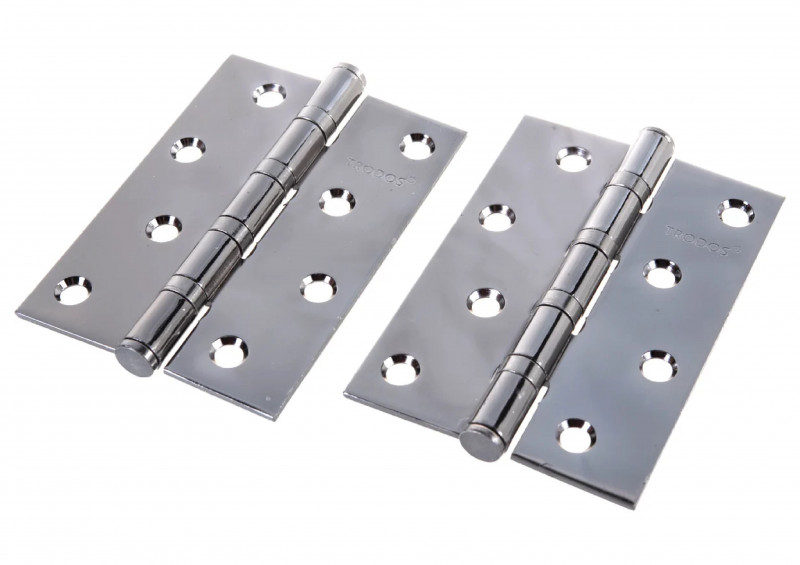 Петля дверная 100х70х2,5 TRODOS никель