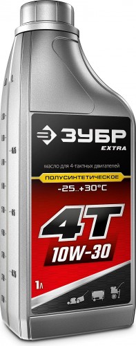 Масло 4Т-10W30 полусинтетическое масло для 4-тактных двигателей 1л EXTRA