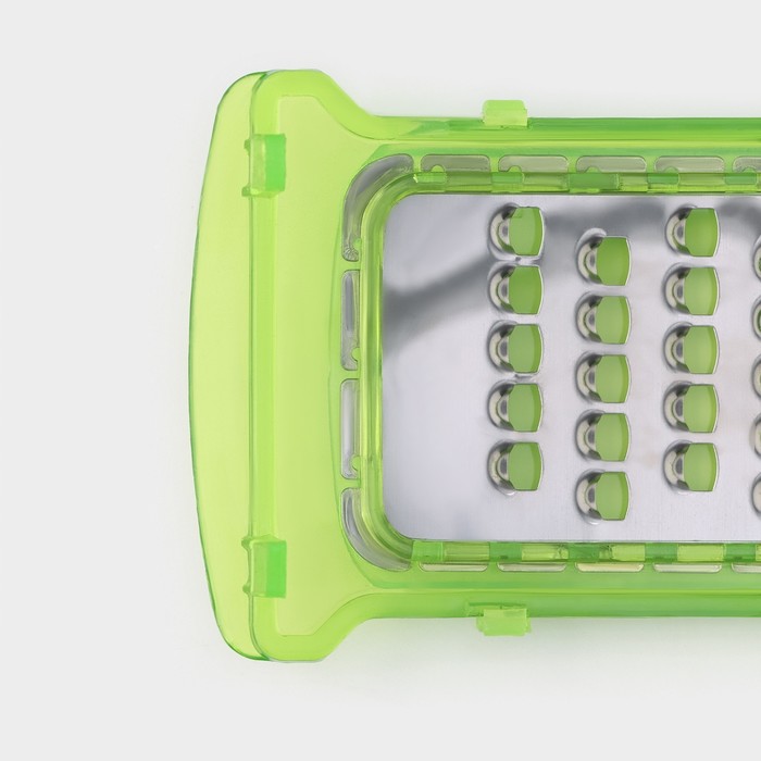 Тёрка овощерезка с лотком Фреш Флеш 7 насадок