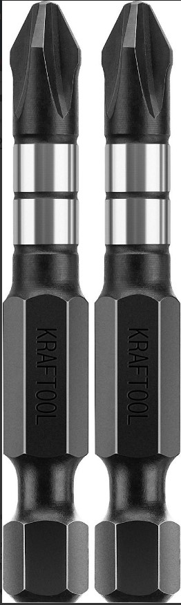 Бита ударная PH2х50 KRAFTFOOL Impact (2шт)