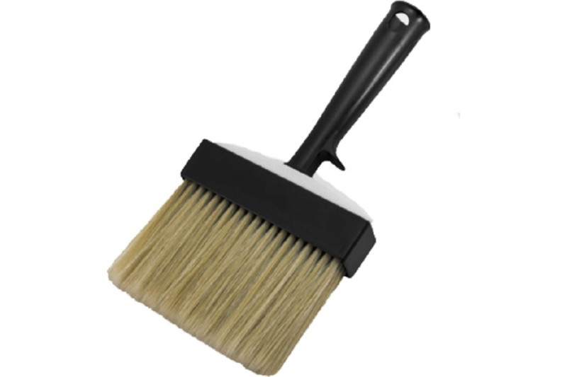 Кисть-ракля натуральная щетина пластмассовая ручка 30х120