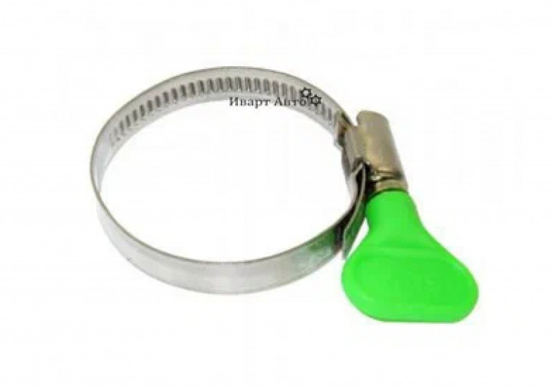 Хомут червячный с ключом 20-32мм