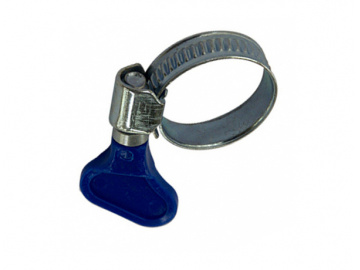 Хомут червячный с ключом 20-32мм