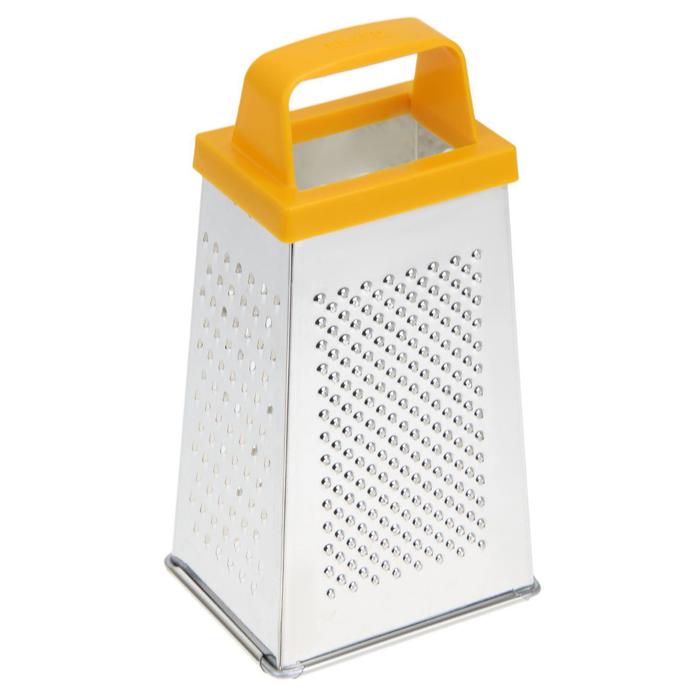 Терка 4 грани 11х8,5х22см, пластиковая ручка