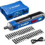 Отвертка аккумуляторная GO 4 Vmax ЗУБР Профессионал