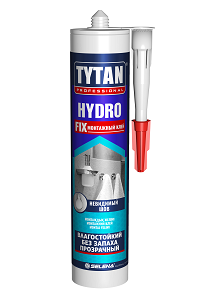 Клей монтажный прозрачный 310 мл Professional Hydro Fix TYTAN